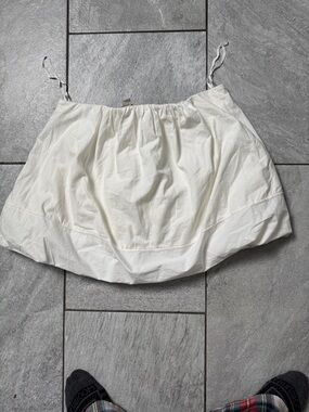 Maeve White Mini Skirt